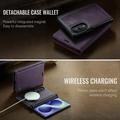 Samsung Galaxy Z Fold8 Caseme C49 2-in-1 irrotettava lompakkokotelo - MagSafe-yhteensopiva, RFID - violetti