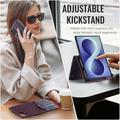 Samsung Galaxy Z Fold8 Caseme C49 2-in-1 irrotettava lompakkokotelo - MagSafe-yhteensopiva, RFID - violetti