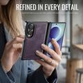 Samsung Galaxy Z Fold8 Caseme C49 2-in-1 irrotettava lompakkokotelo - MagSafe-yhteensopiva, RFID - violetti