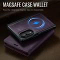 Samsung Galaxy Z Fold8 Caseme C49 2-in-1 irrotettava lompakkokotelo - MagSafe-yhteensopiva, RFID - violetti