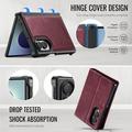 Samsung Galaxy Z Fold8 Caseme C49 2-in-1 irrotettava lompakkokotelo - MagSafe-yhteensopiva, RFID - punainen