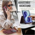 Samsung Galaxy Z Fold8 Caseme C49 2-in-1 irrotettava lompakkokotelo - MagSafe-yhteensopiva, RFID - punainen