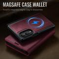 Samsung Galaxy Z Fold8 Caseme C49 2-in-1 irrotettava lompakkokotelo - MagSafe-yhteensopiva, RFID - punainen