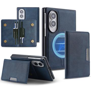 Samsung Galaxy Z Fold8 -magneettikotelo korttitaskulla - sininen