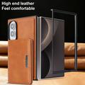 Samsung Galaxy Z Fold8 -magneettikotelo korttitaskulla - ruskea