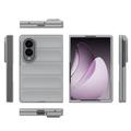 Samsung Galaxy Z Fold8 Rugged TPU Suojakuori - Vaaleanharmaa