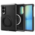 Samsung Galaxy Z Fold8 Spigen Slim Armor Pro S MagSafe -kotelo - musta