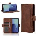 Samsung Galaxy Z Fold8 Ultra -kortinhaltijan lompakkokotelo - ruskea