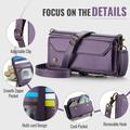 Samsung Galaxy Z Fold8 Ultra CaseMe C36 RFID-suojattu lompakkokotelo - Violetti