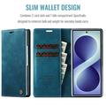 Samsung Galaxy Z Fold8 Ultra Caseme 013 Sarja Lompakkokotelo - Sininen