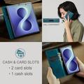 Samsung Galaxy Z Fold8 Ultra Caseme 013 Sarja Lompakkokotelo - Sininen