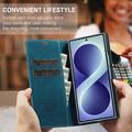 Samsung Galaxy Z Fold8 Ultra Caseme 013 Sarja Lompakkokotelo - Sininen