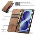 Samsung Galaxy Z Fold8 Ultra Caseme 013 Sarja Lompakkokotelo - Ruskea
