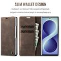 Samsung Galaxy Z Fold8 Ultra Caseme 013 Sarja Lompakkokotelo - Kahvi