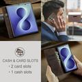 Samsung Galaxy Z Fold8 Ultra Caseme 013 Sarja Lompakkokotelo - Kahvi