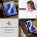 Samsung Galaxy Z Fold8 Ultra Caseme 013 Sarja Lompakkokotelo - Punainen
