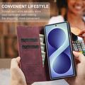 Samsung Galaxy Z Fold8 Ultra Caseme 013 Sarja Lompakkokotelo - Punainen