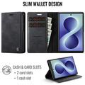 Samsung Galaxy Z Fold8 Ultra Caseme 033 vasikka tekstuuri lompakko tapauksessa RFID-sulku - musta