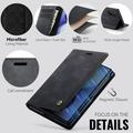 Samsung Galaxy Z Fold8 Ultra Caseme 033 vasikka tekstuuri lompakko tapauksessa RFID-sulku - musta