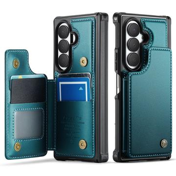 Samsung Galaxy Z Fold8 Ultra Caseme C22 -kotelo, RFID-korttilompakko - vihreä