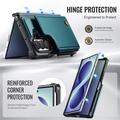 Samsung Galaxy Z Fold8 Ultra Caseme C22 -kotelo, RFID-korttilompakko - vihreä