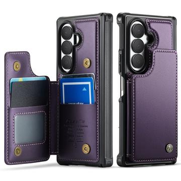 Samsung Galaxy Z Fold8 Ultra Caseme C22 -kotelo, RFID-korttilompakko - violetti