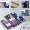 Samsung Galaxy Z Fold8 Ultra Caseme C22 -kotelo, RFID-korttilompakko - violetti