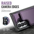Samsung Galaxy Z Fold8 Ultra Caseme C22 -kotelo, RFID-korttilompakko - violetti