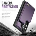 Samsung Galaxy Z Fold8 Ultra Caseme C22 -kotelo, RFID-korttilompakko - violetti