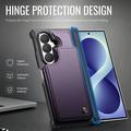 Samsung Galaxy Z Fold8 Ultra Caseme C22 -kotelo, RFID-korttilompakko - violetti