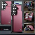 Samsung Galaxy Z Fold8 Ultra Caseme C22 -kotelo, RFID-korttitasku - punainen
