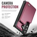 Samsung Galaxy Z Fold8 Ultra Caseme C22 -kotelo, RFID-korttitasku - punainen