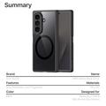 Samsung Galaxy Z Fold8 Ultra Dux Ducis Aimo Hybridikotelo - yhteensopiva MagSafen - Musta