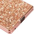 Samsung Galaxy Z Fold8 Ultra Glitter Series Hybridikotelo - Ruusukulta