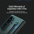 Samsung Galaxy Z Fold8 Ultra Nillkin Flex Pure Fold -suojakotelo ja kynä - vihreä