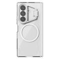 Samsung Galaxy Z Fold8 Ultra Nillkin IceBlade Prop Magneettinen kotelo - MagSafe-yhteensopiva, liukulinssi kansi - Harmaa