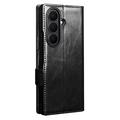 Samsung Galaxy Z Fold8 Ultra Qialino Classic Lompakkomallinen Nahkakotelo - Musta