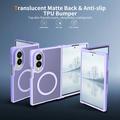 Samsung Galaxy Z Fold8 UltraGuard Matte MagSafe Kotelo - Tumman violetti