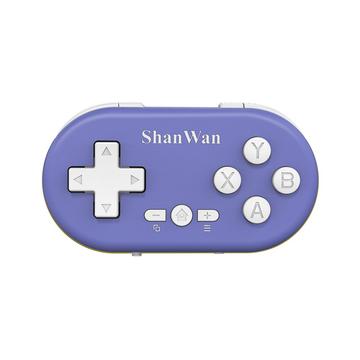 ShanWan Mini Bluetooth-peliohjain tärinällä - violetti
