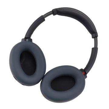 Silikoni suojaava korvatyynyn suojukset Sony WH-1000XM3/WH-1000XM4 On-Ear kuulokkeet - tummansininen