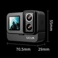 Sjcam SJ20 kaksoisobjektiivinen vedenpitävä urheilukamera - 4K 30 FPS - musta