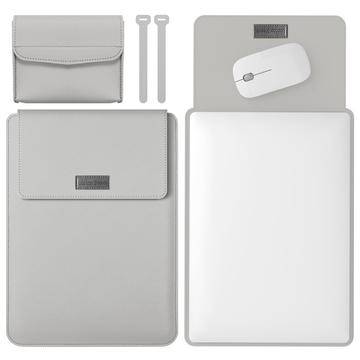 Slim Fit 3-in-1 Universal-suojahylsy tabletille/kannettaville tietokoneille - 13" - harmaa