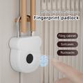 Älykäs sormenjälkilukko elektronisella avaimella - valkoinen