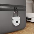 Älykäs sormenjälkilukko elektronisella avaimella - valkoinen