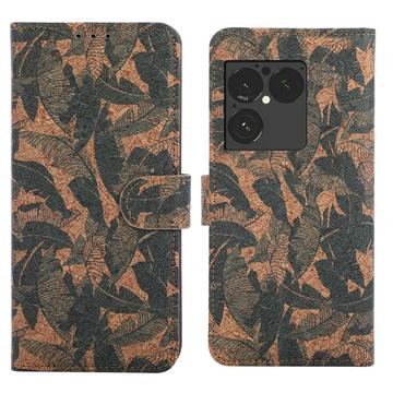 Sony Xperia 1 VIII Bohemian lompakkokotelo - Syksyn lehdet