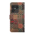Sony Xperia 1 VIII Bohemian lompakkokotelo - Terälehdet