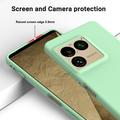 Sony Xperia 1 VIII Nestemäinen silikonikotelo käsihihnalla - Vihreä