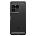 Sony Xperia 1 VIII Spigen Rugged Armor TPU-Kotelo - Musta