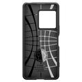 Sony Xperia 1 VIII Spigen Rugged Armor TPU-Kotelo - Musta