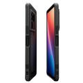 Sony Xperia 1 VIII Spigen Rugged Armor TPU-Kotelo - Musta